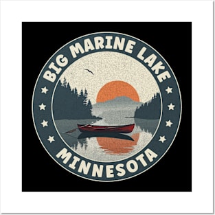 Big Marine Lake Minnesota Sunset Posters and Art